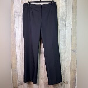 Le Suit Size 12 Black Lined (with Crease) Dress Pants No Pockets No Belt…